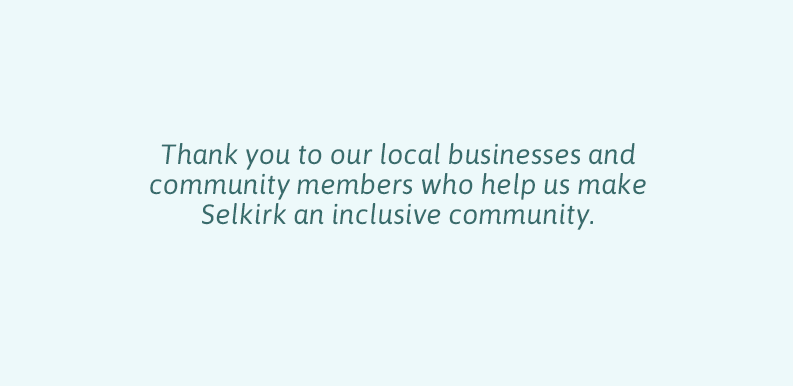 Thank you to local businesses and the community