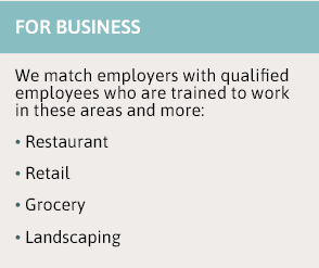 We match employers with qualified employees