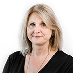 Sharon Holmes smiling