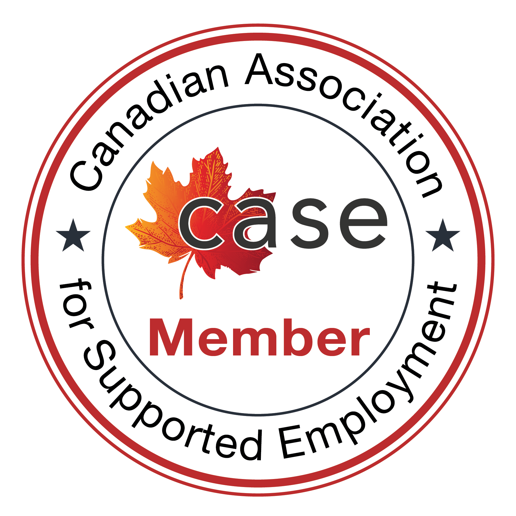 Canadian Association for Supported Employment (CASE) member badge